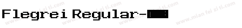 Flegrei Regular字体转换